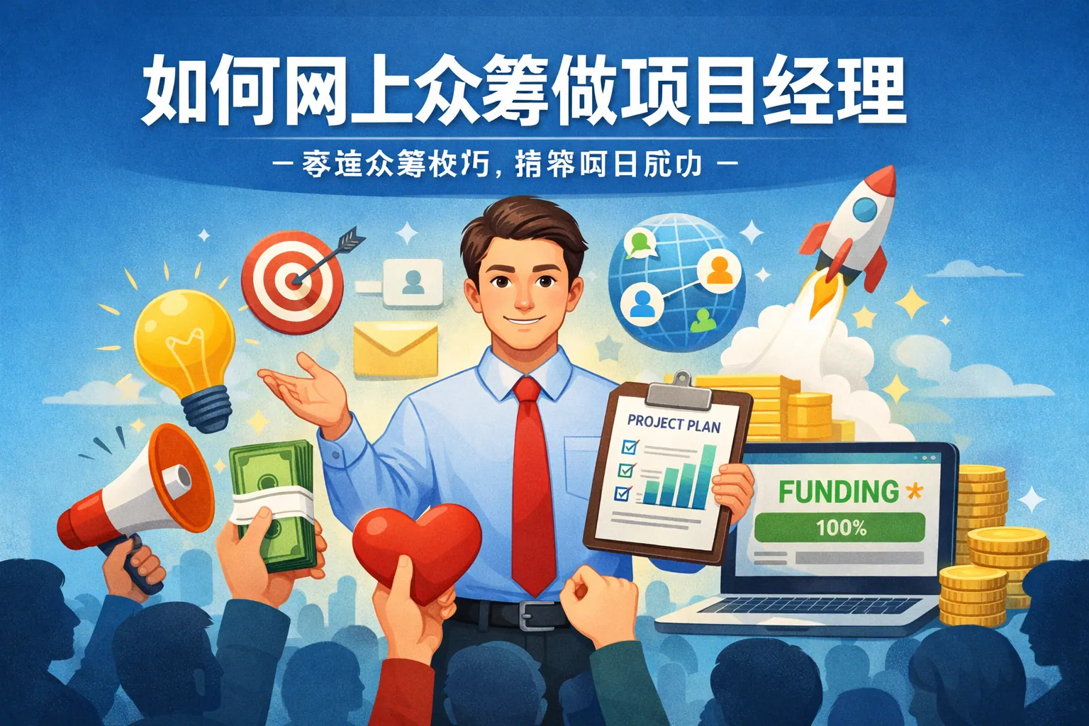 如何网上众筹做项目经理