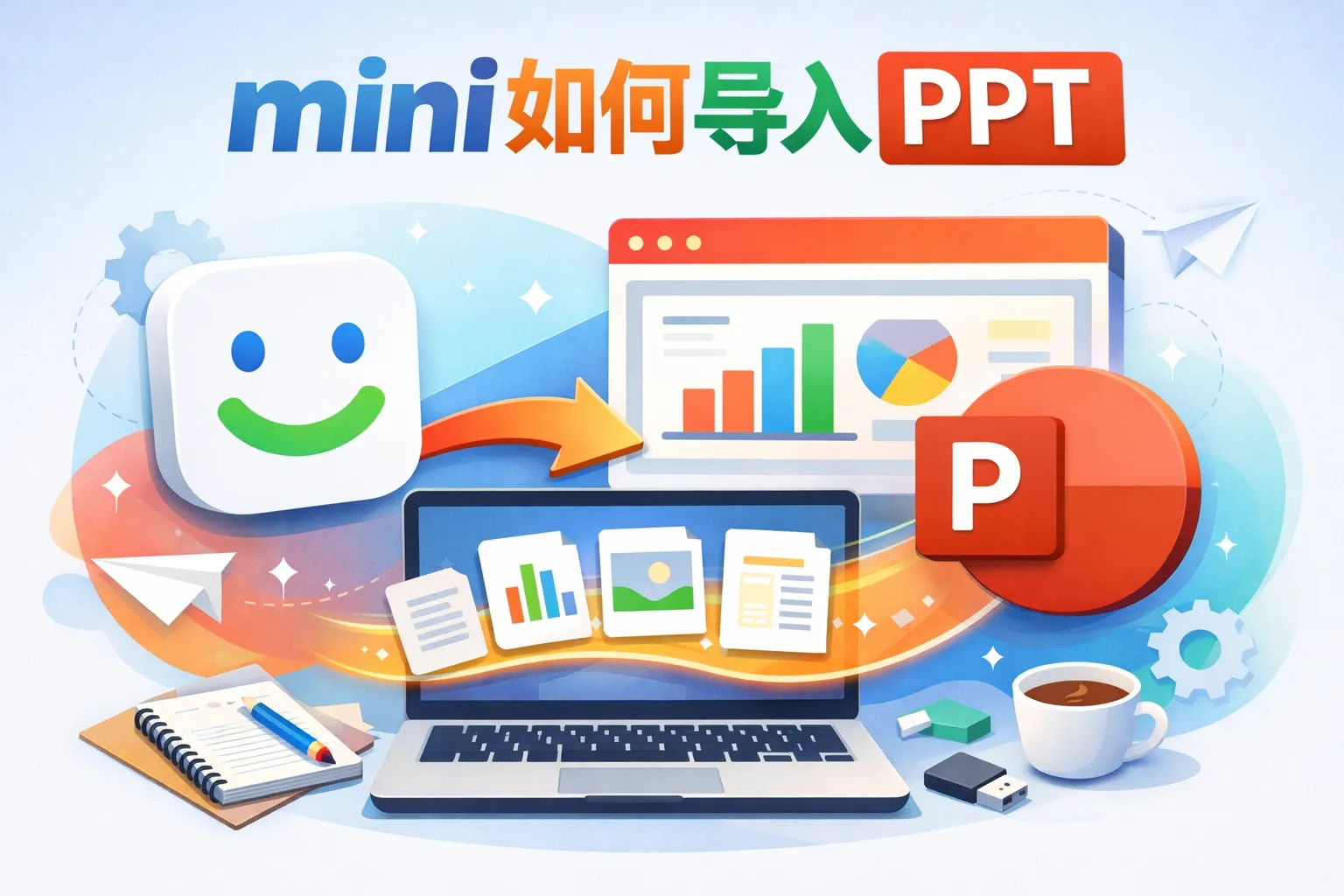 mini如何导入ppt