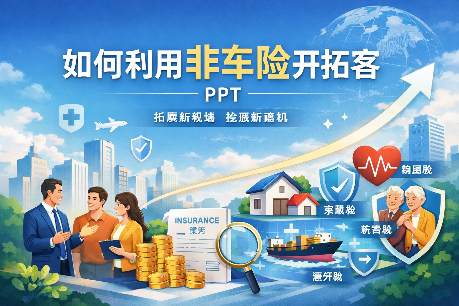 如何利用非车险开拓客ppt