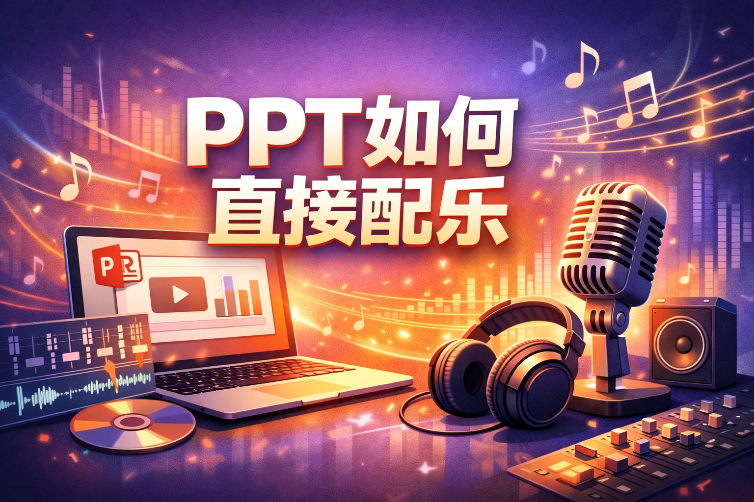 ppt如何直接配乐
