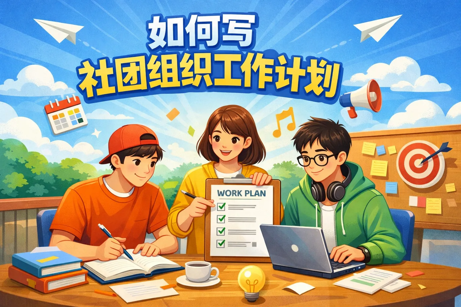如何写社团组织工作计划