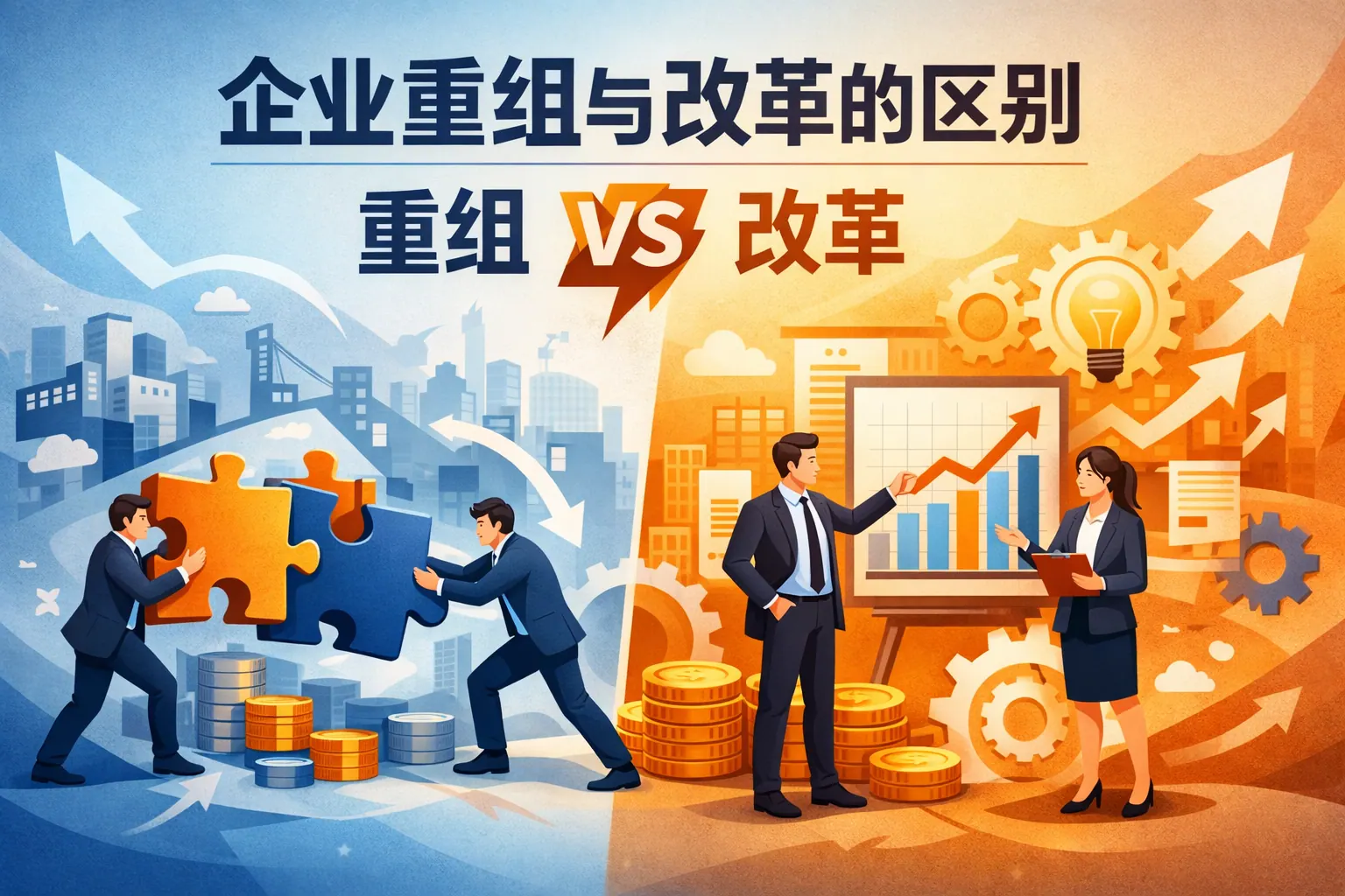 企业重组与改革的区别
