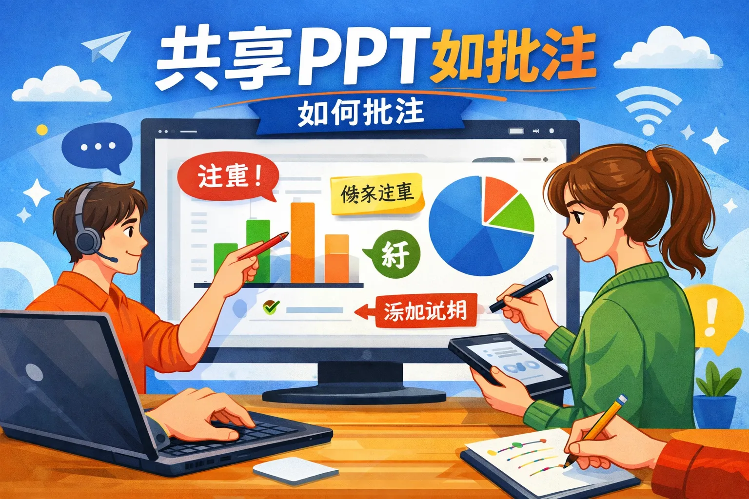 共享ppt如何批注