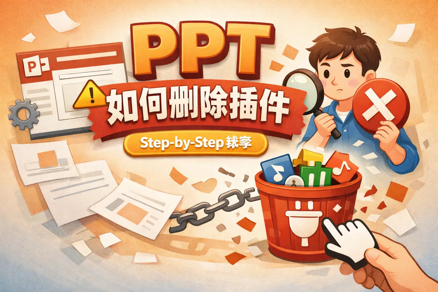 ppt如何删除插件