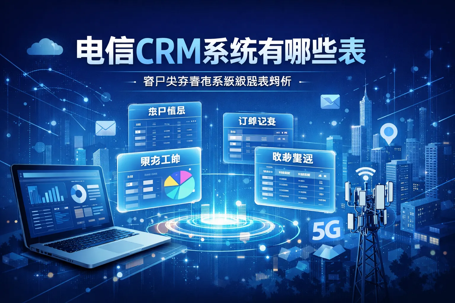 电信crm系统有哪些表