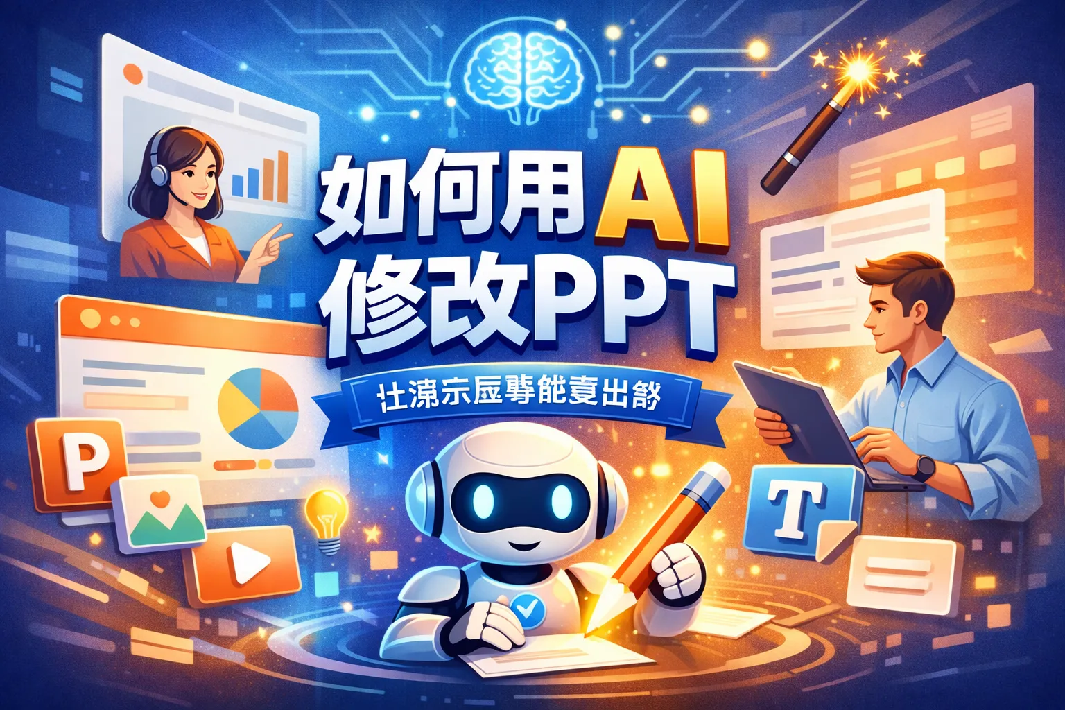 如何用ai修改ppt