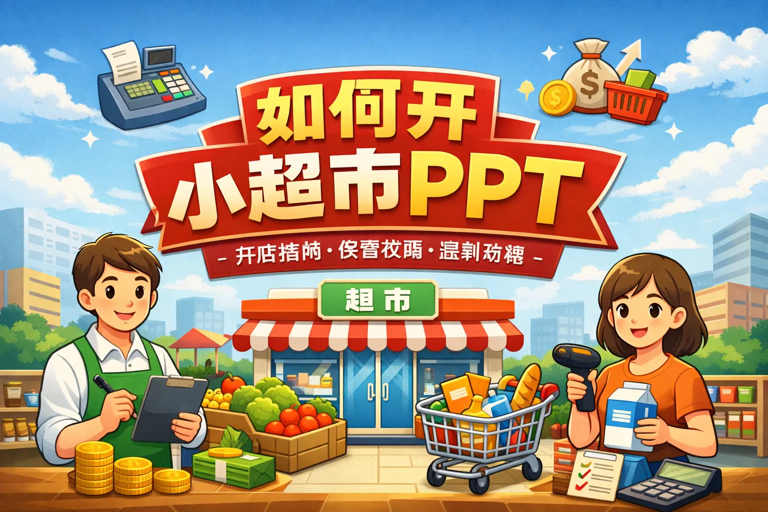 如何开小超市PPT