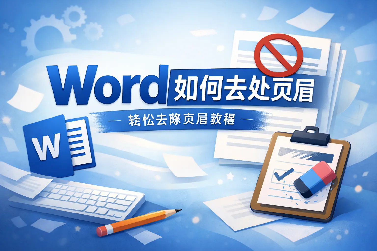 word如何去处页眉
