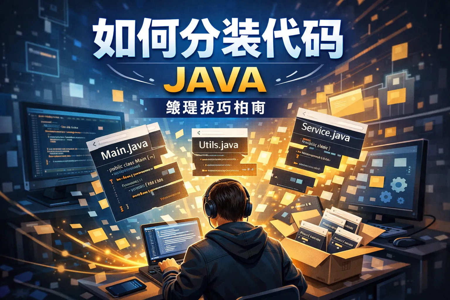 如何分装代码 java