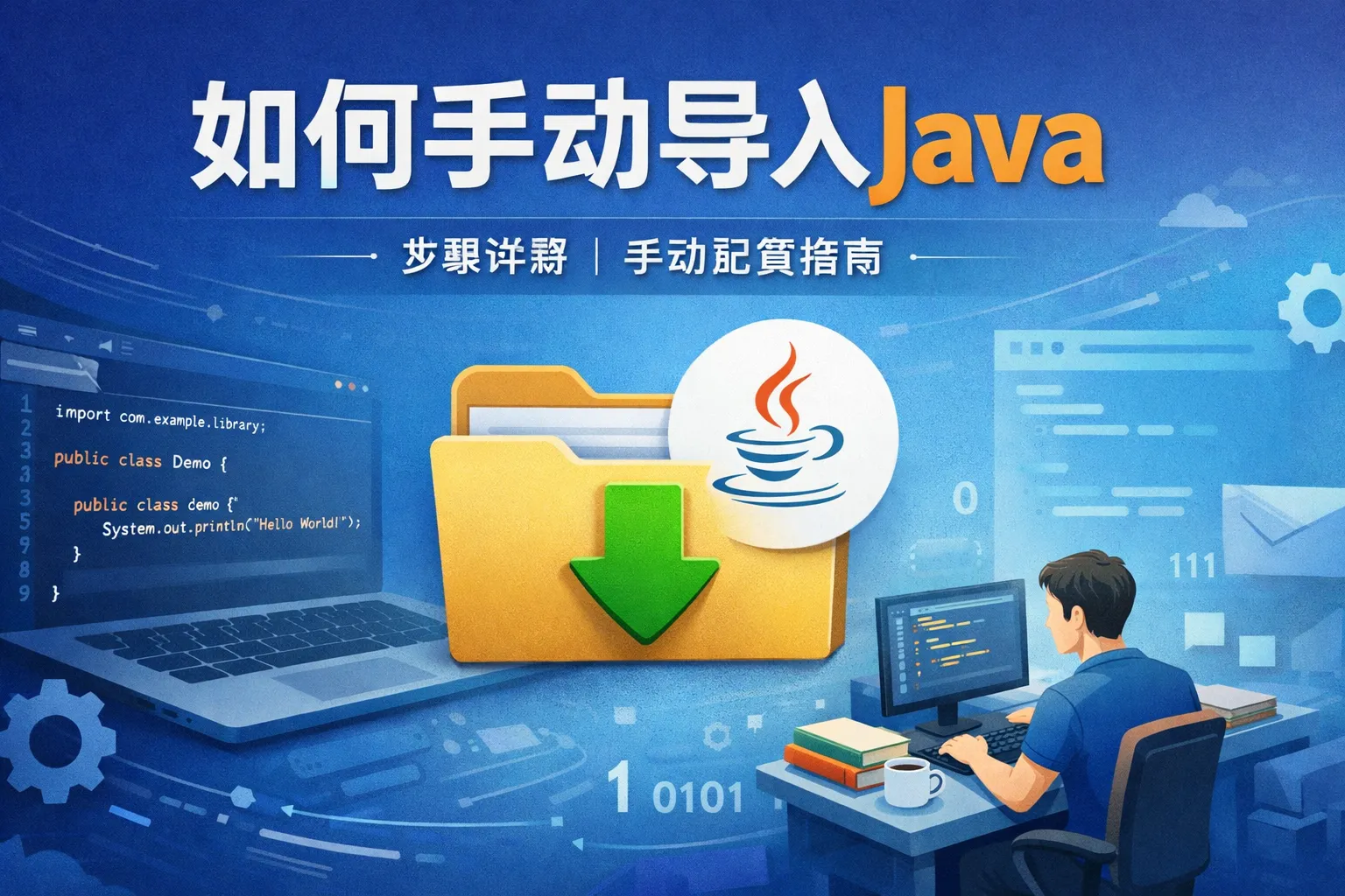 如何手动导入java