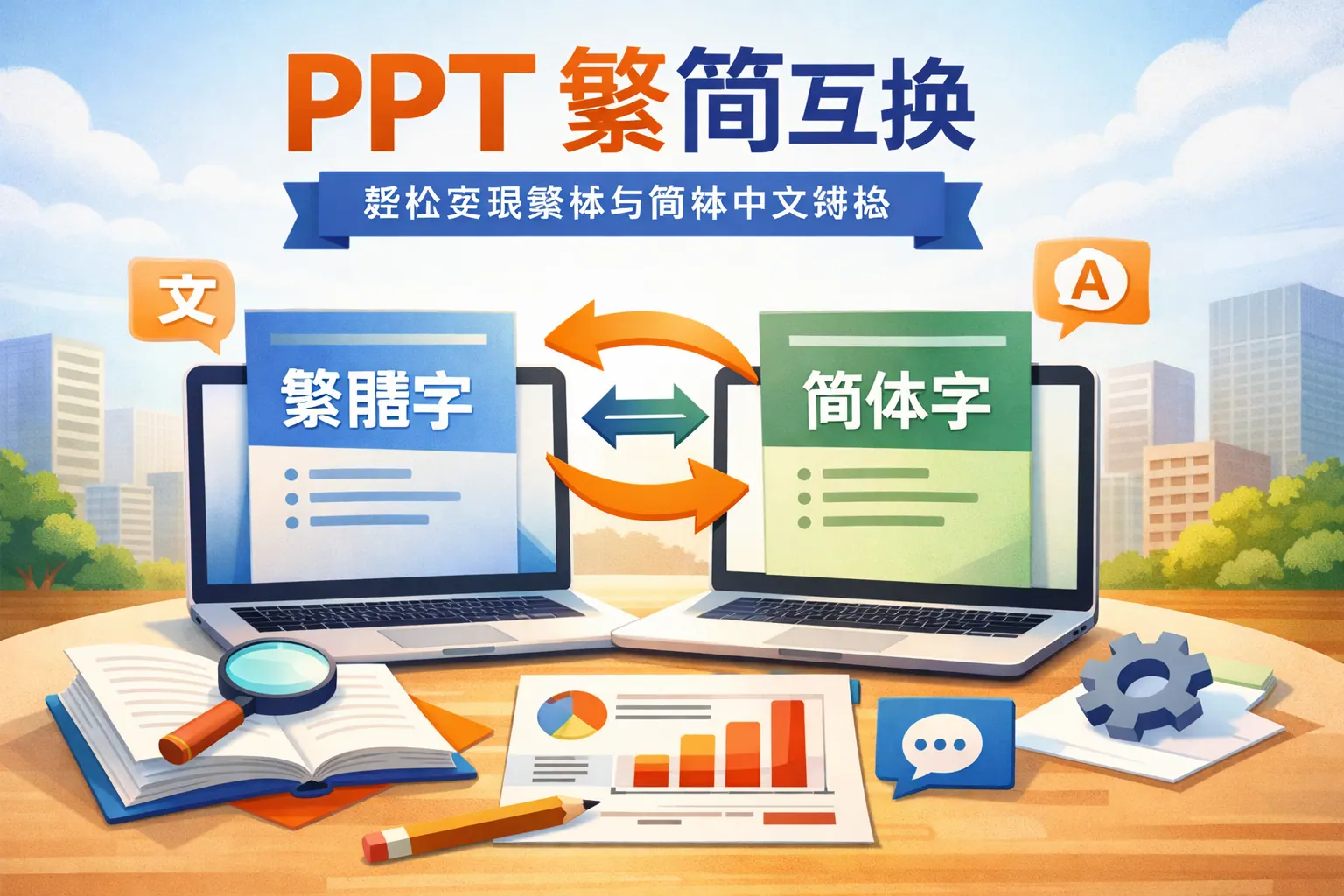 ppt如何繁简互换