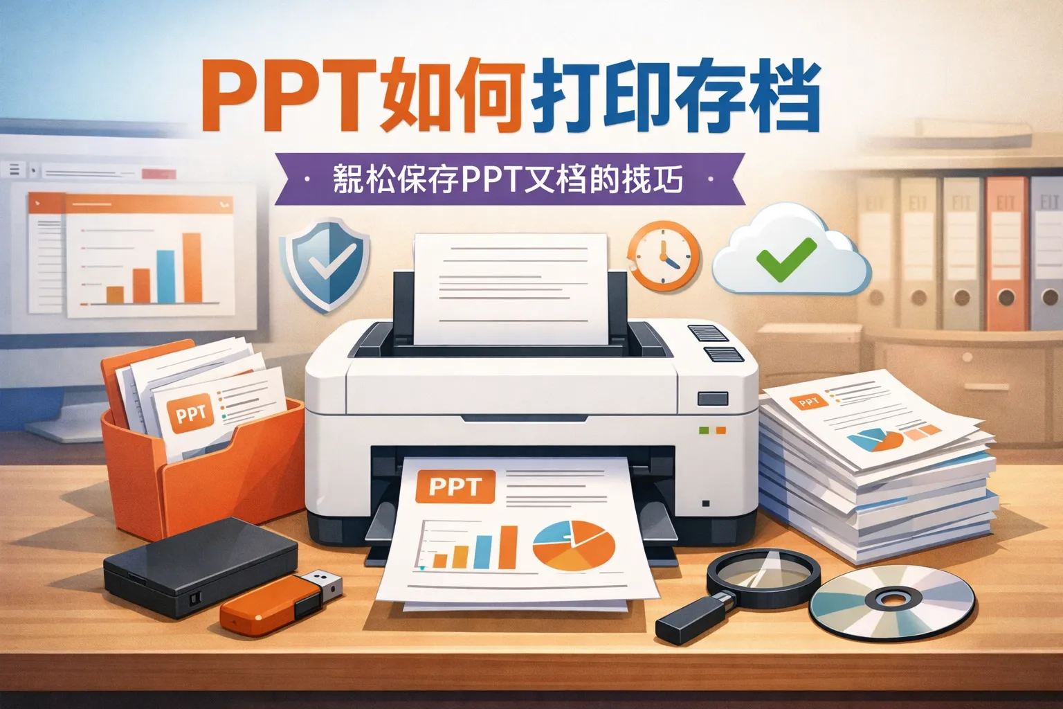 ppt如何打印存档