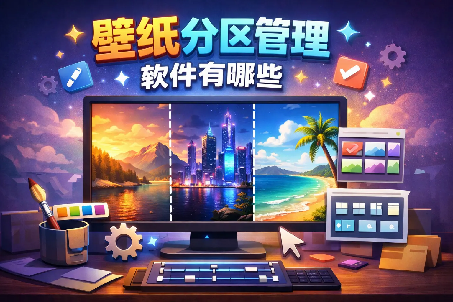 壁纸分区管理软件有哪些