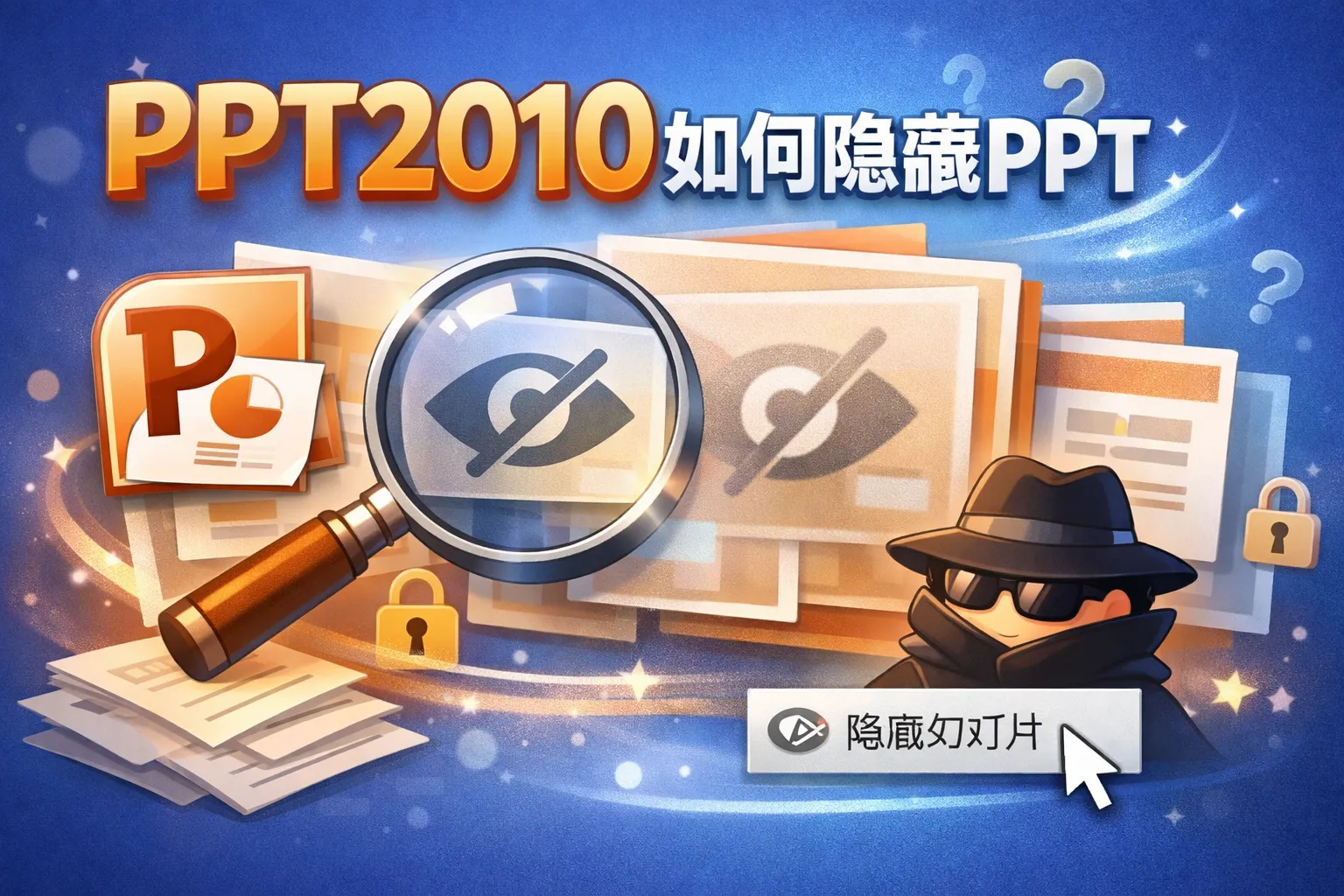ppt2010如何隐藏ppt