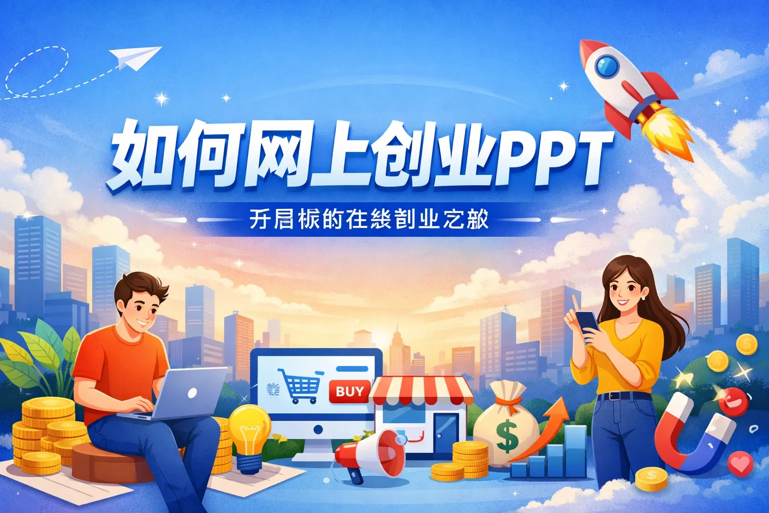 如何网上创业ppt