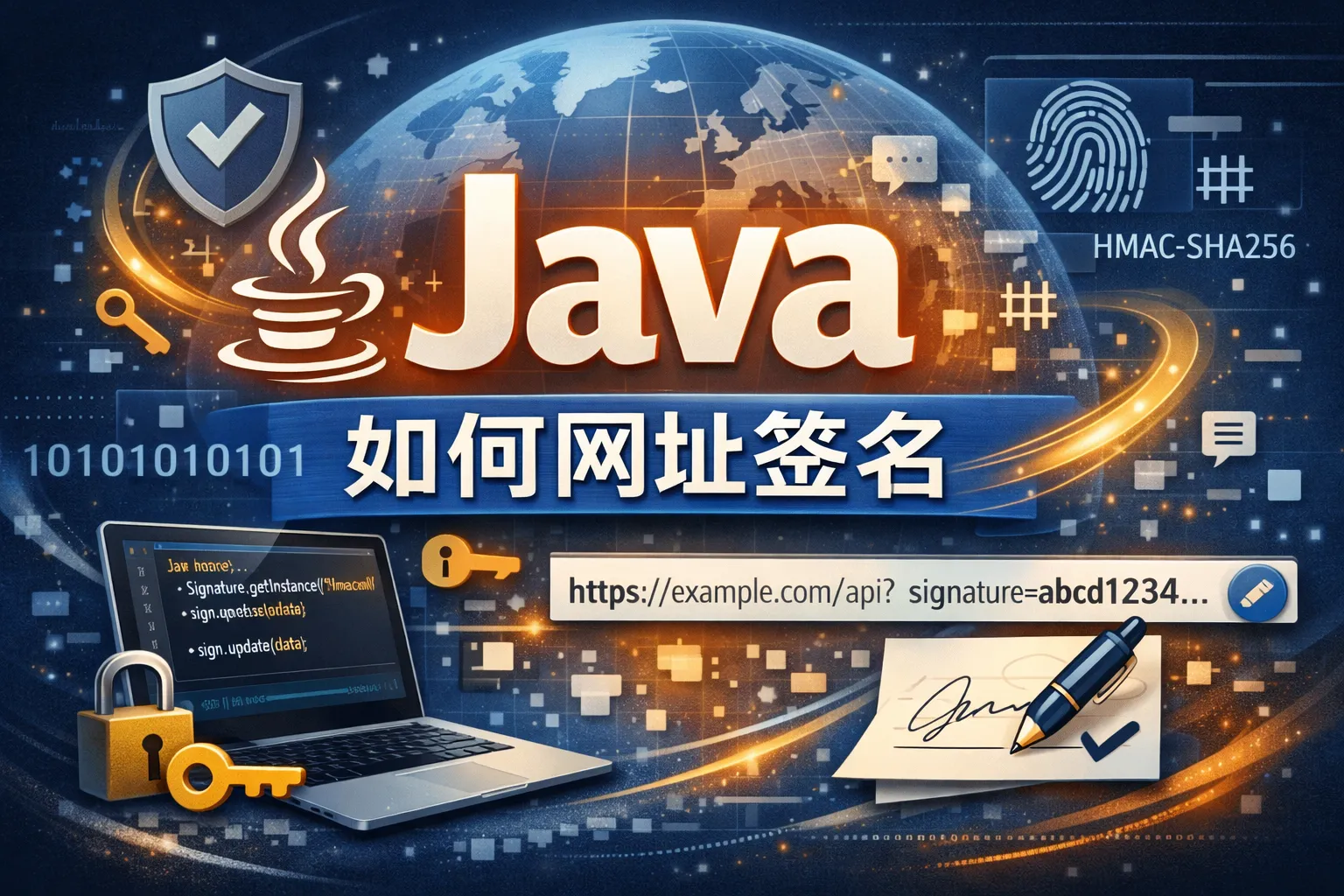 java 如何网址签名