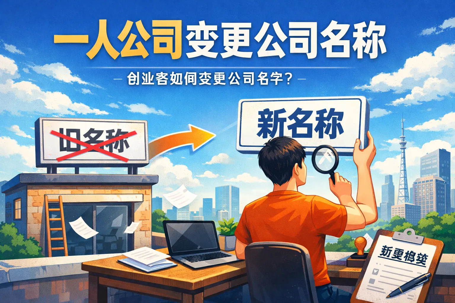 一人公司变更公司名称