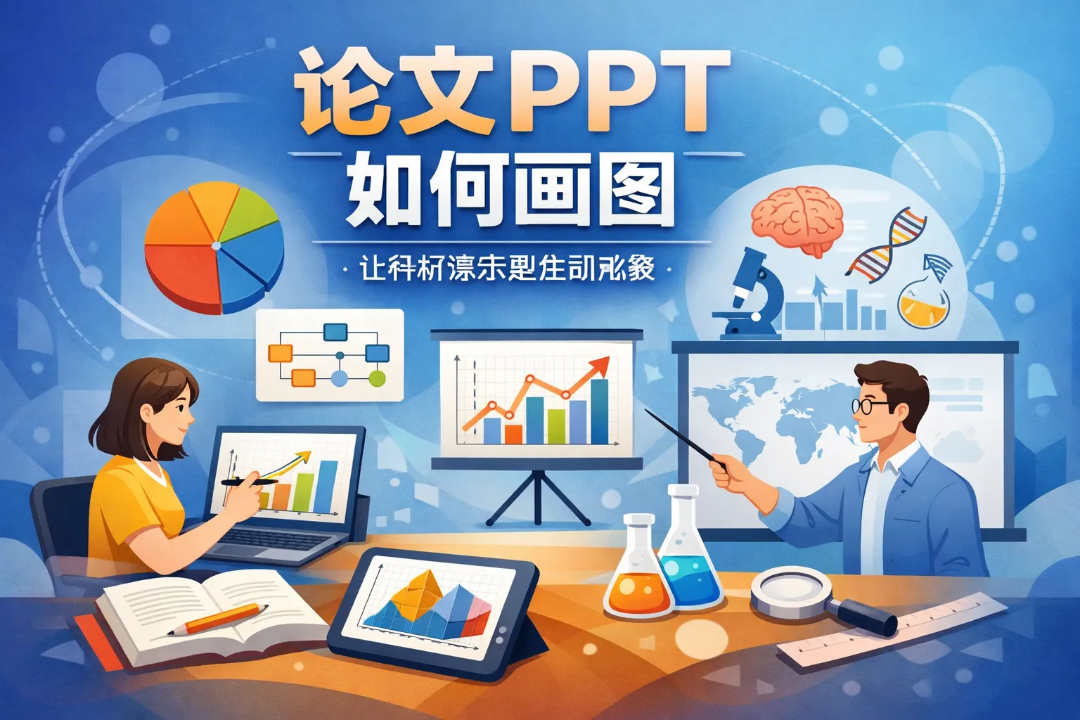 论文ppt如何画图