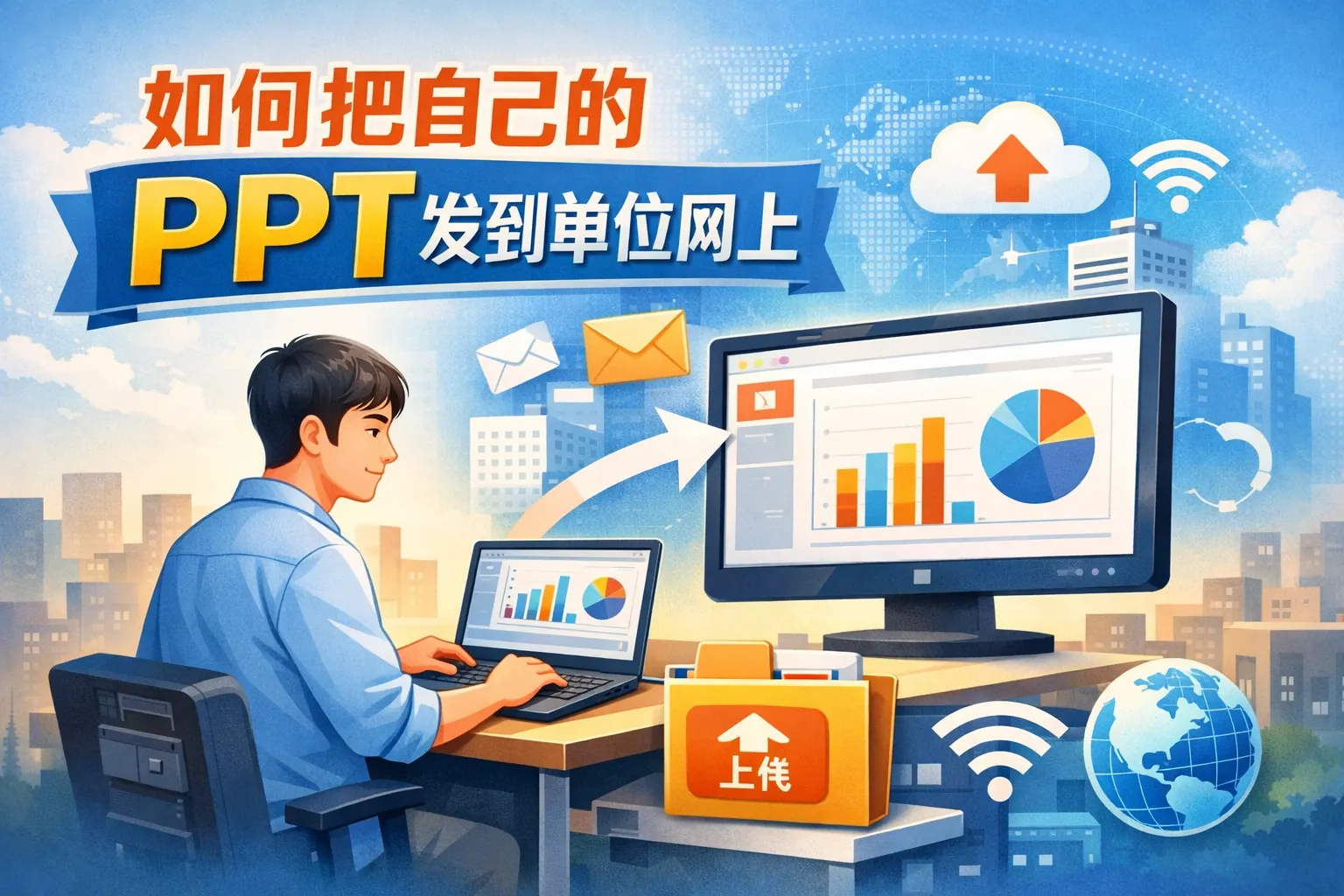 如何把自己的PPT发到单位网上