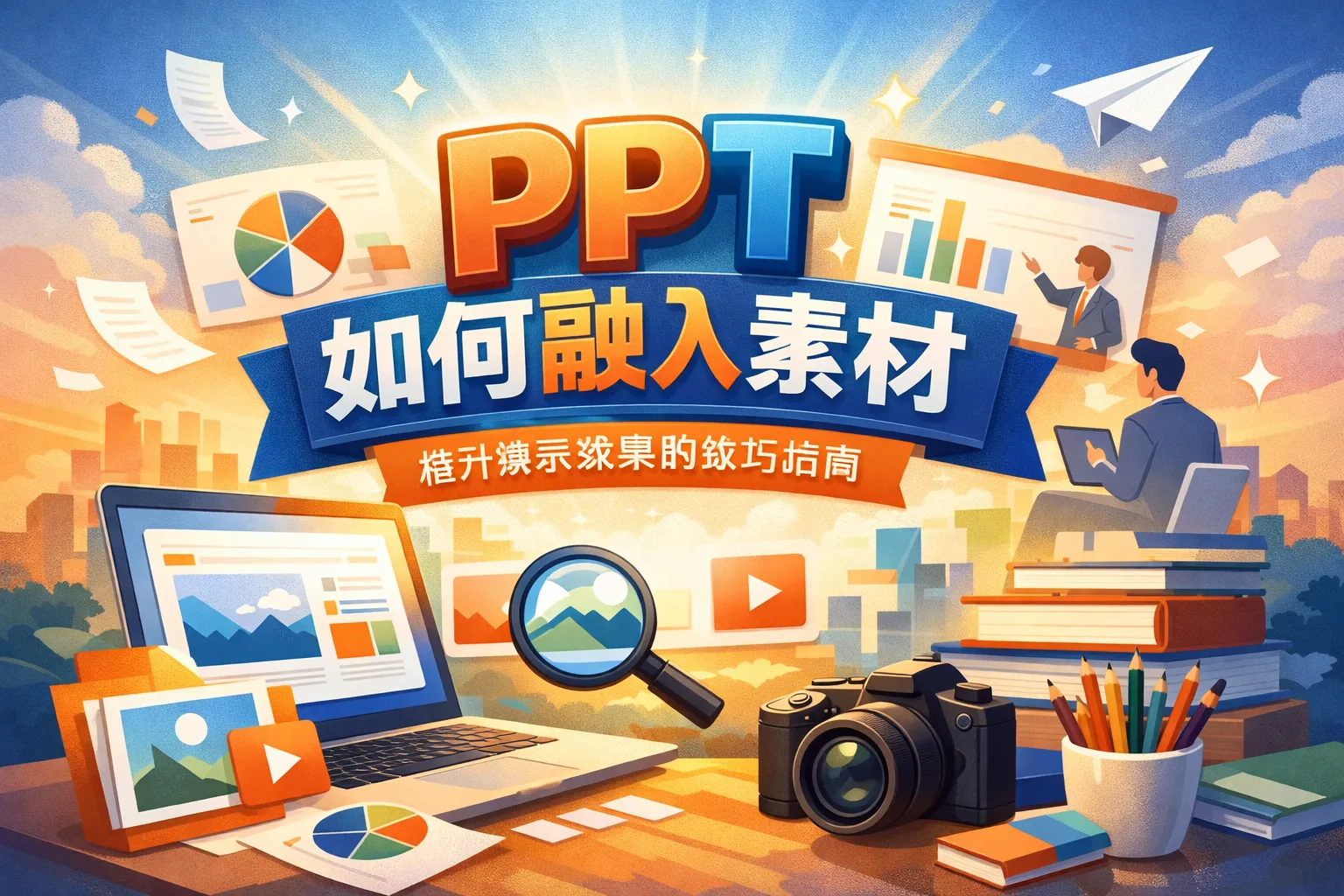 ppt如何融入素材