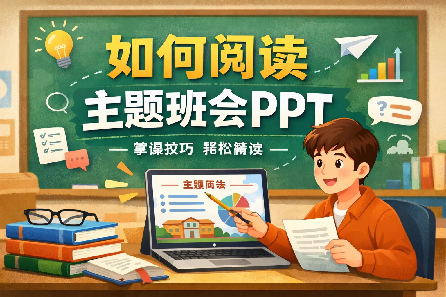 如何阅读主题班会ppt