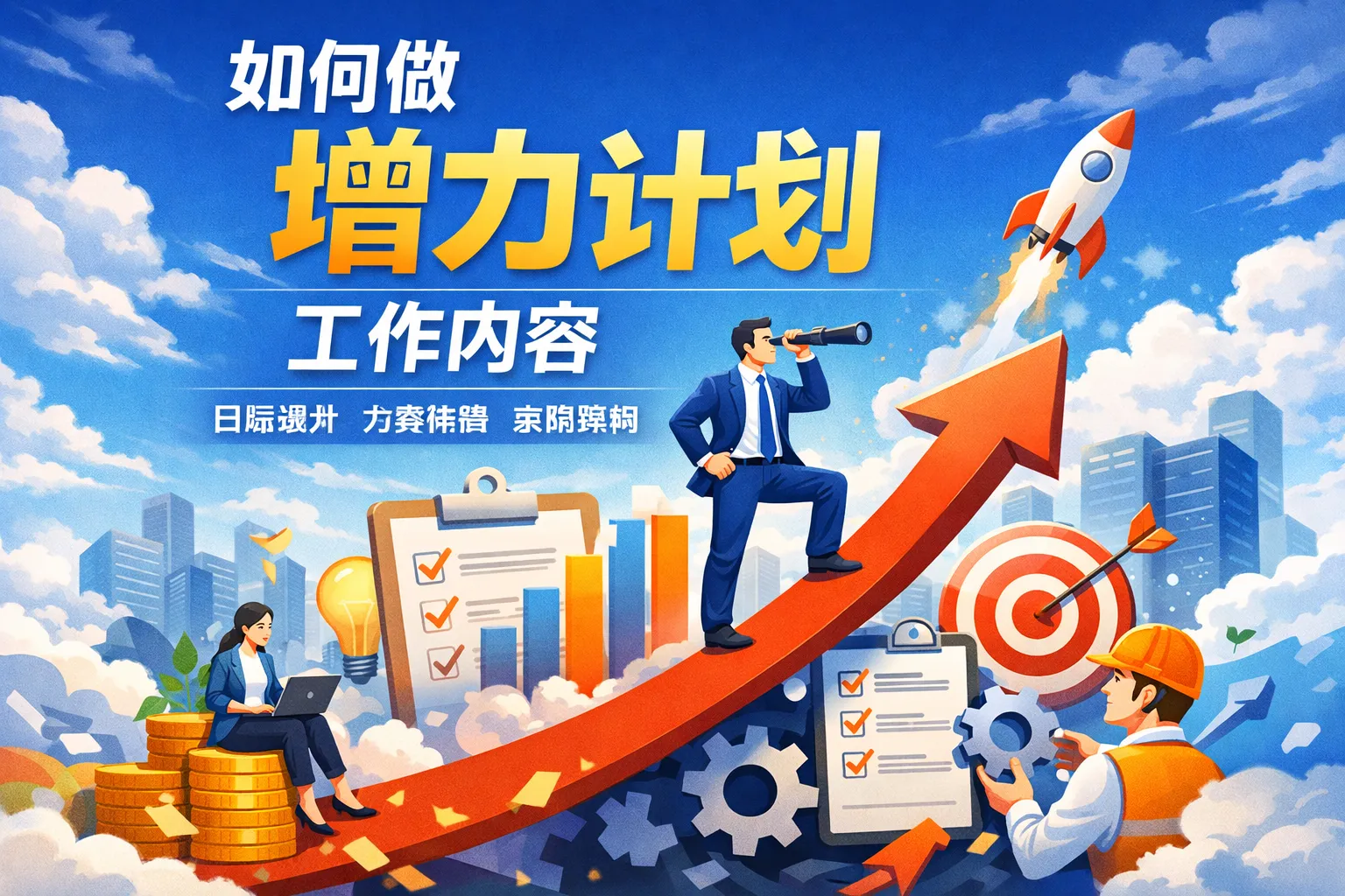 如何做增力计划工作内容
