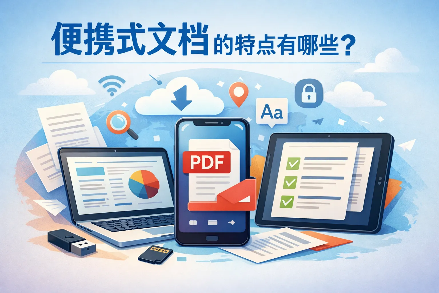 便携式文档的特点有哪些