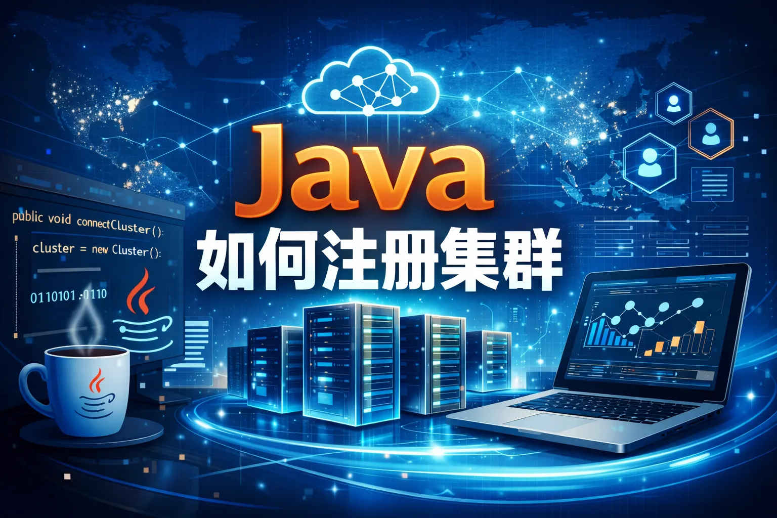 java如何注册集群