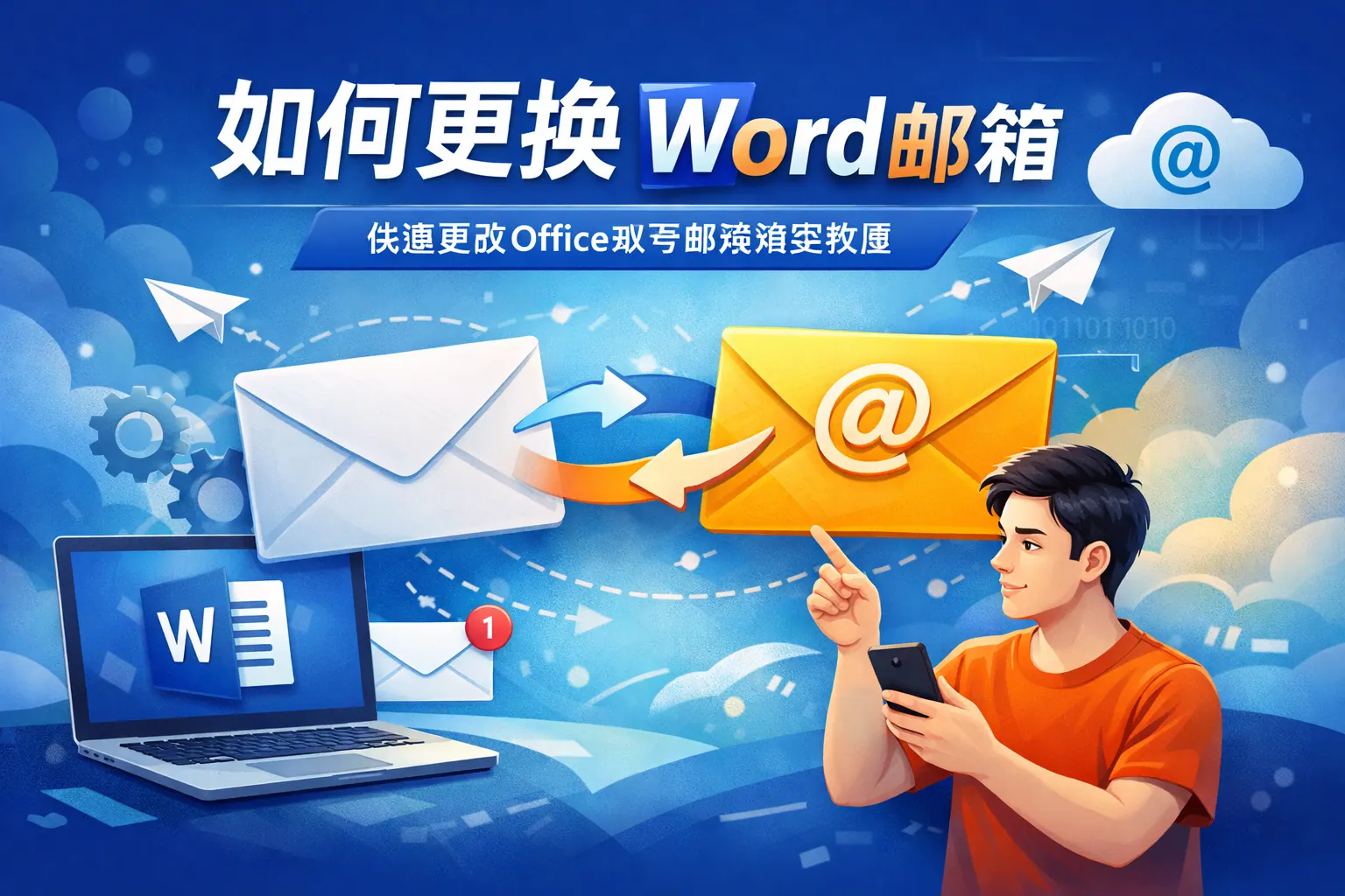 如何更换word邮箱