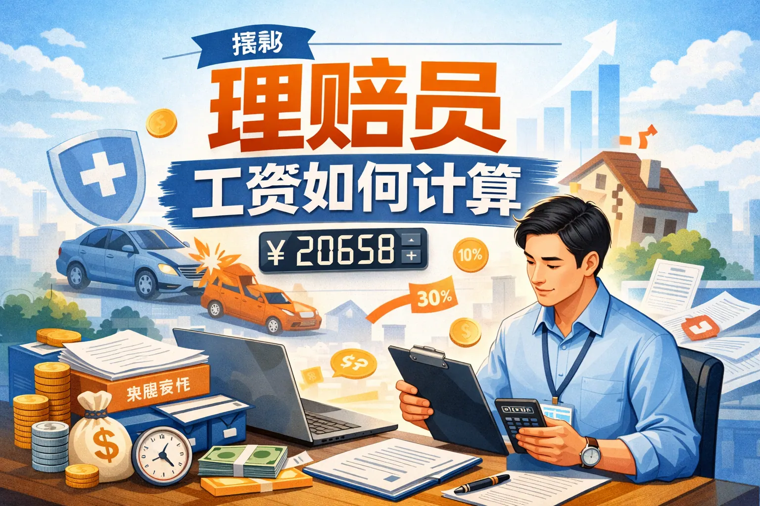 理赔员工资如何计算