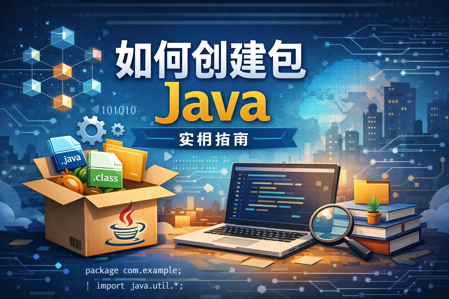 如何创建包 java