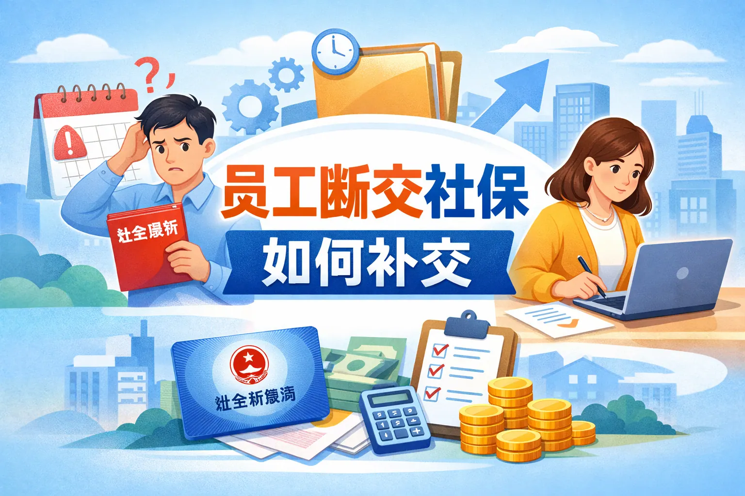 员工断交社保如何补交