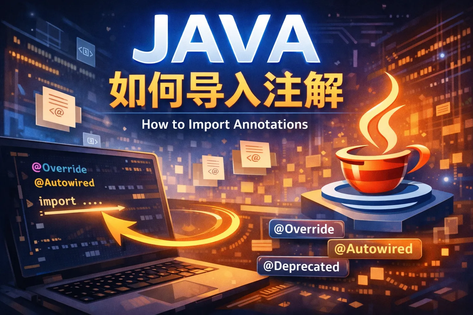 JAVA如何导入注解