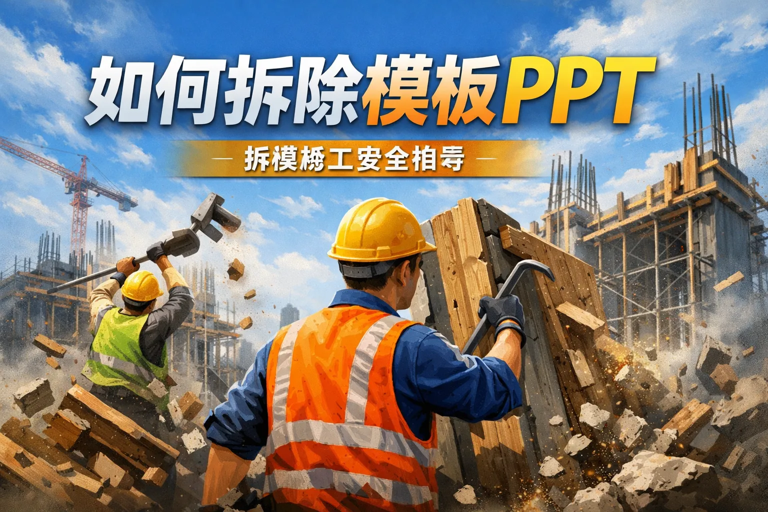如何拆除模板 ppt