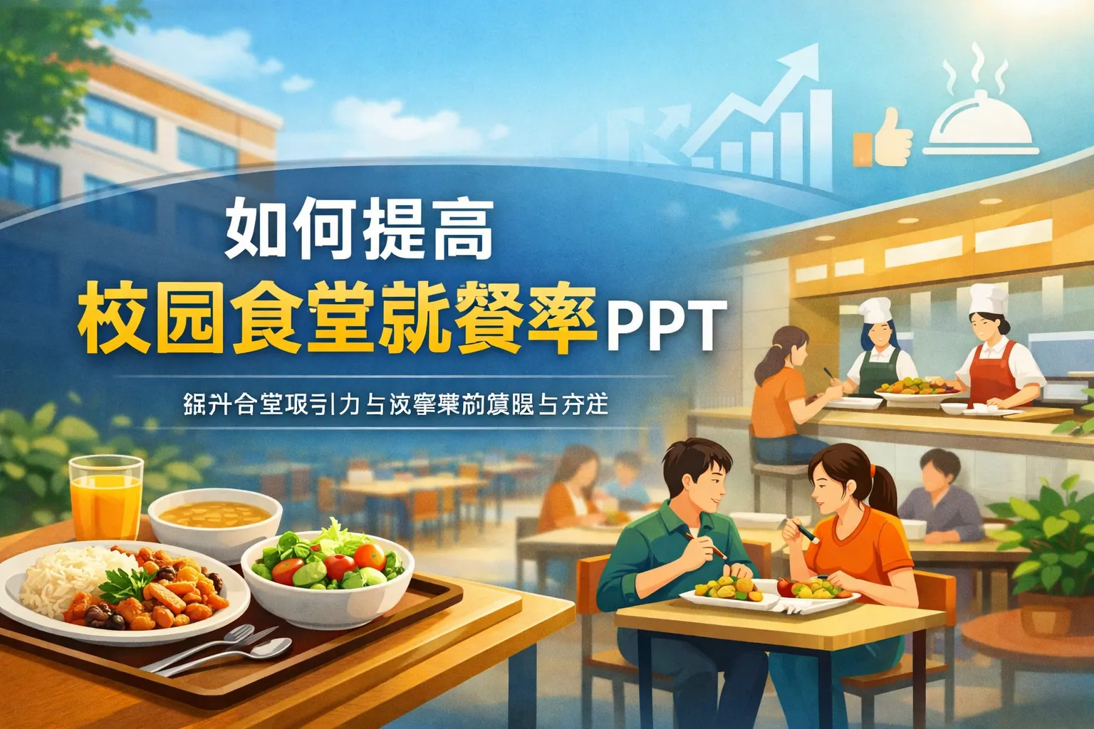 如何提高校园食堂就餐率PPT