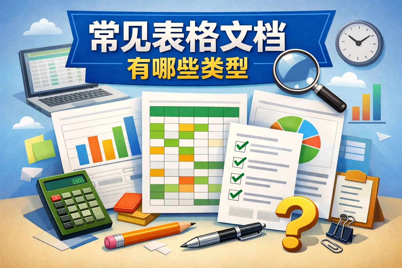 常见表格文档有哪些类型