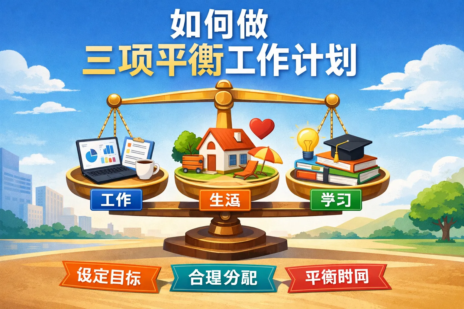 如何做三项平衡工作计划