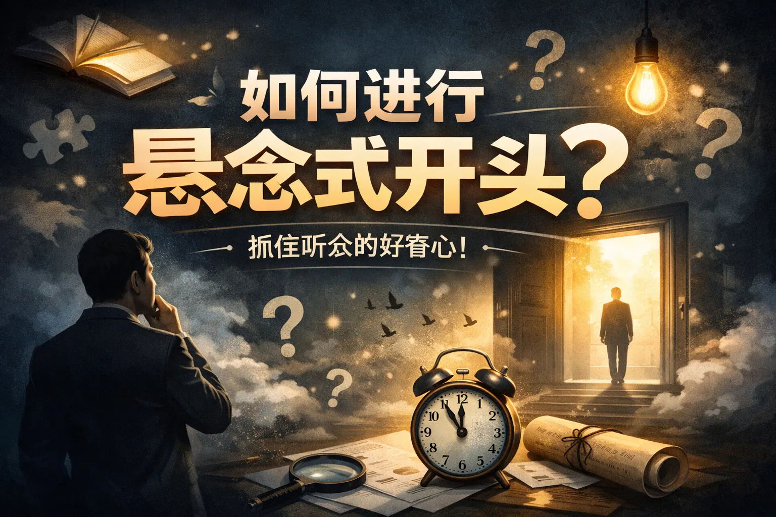 ppt开头如何进行悬念式开头