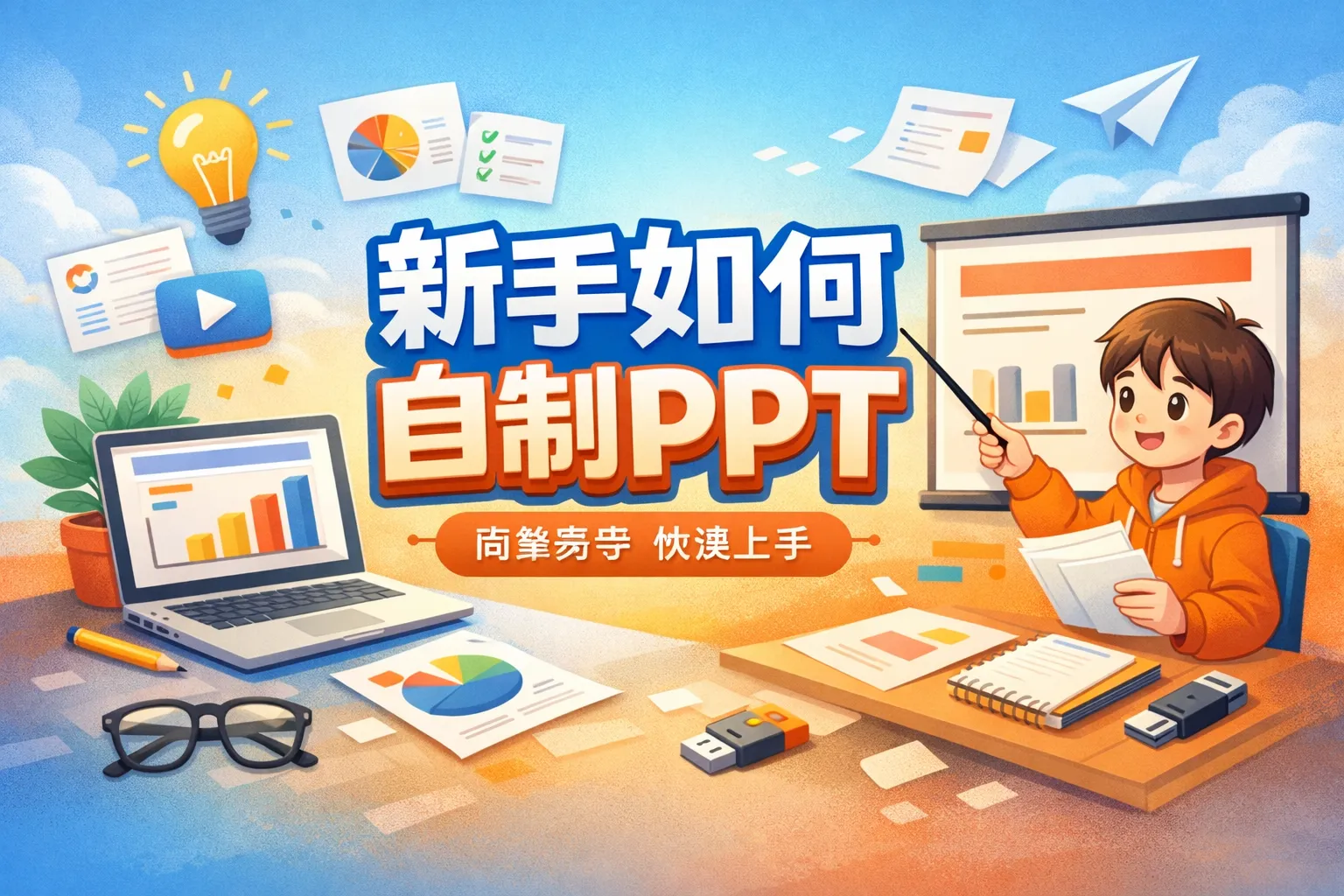 新手如何自制ppt