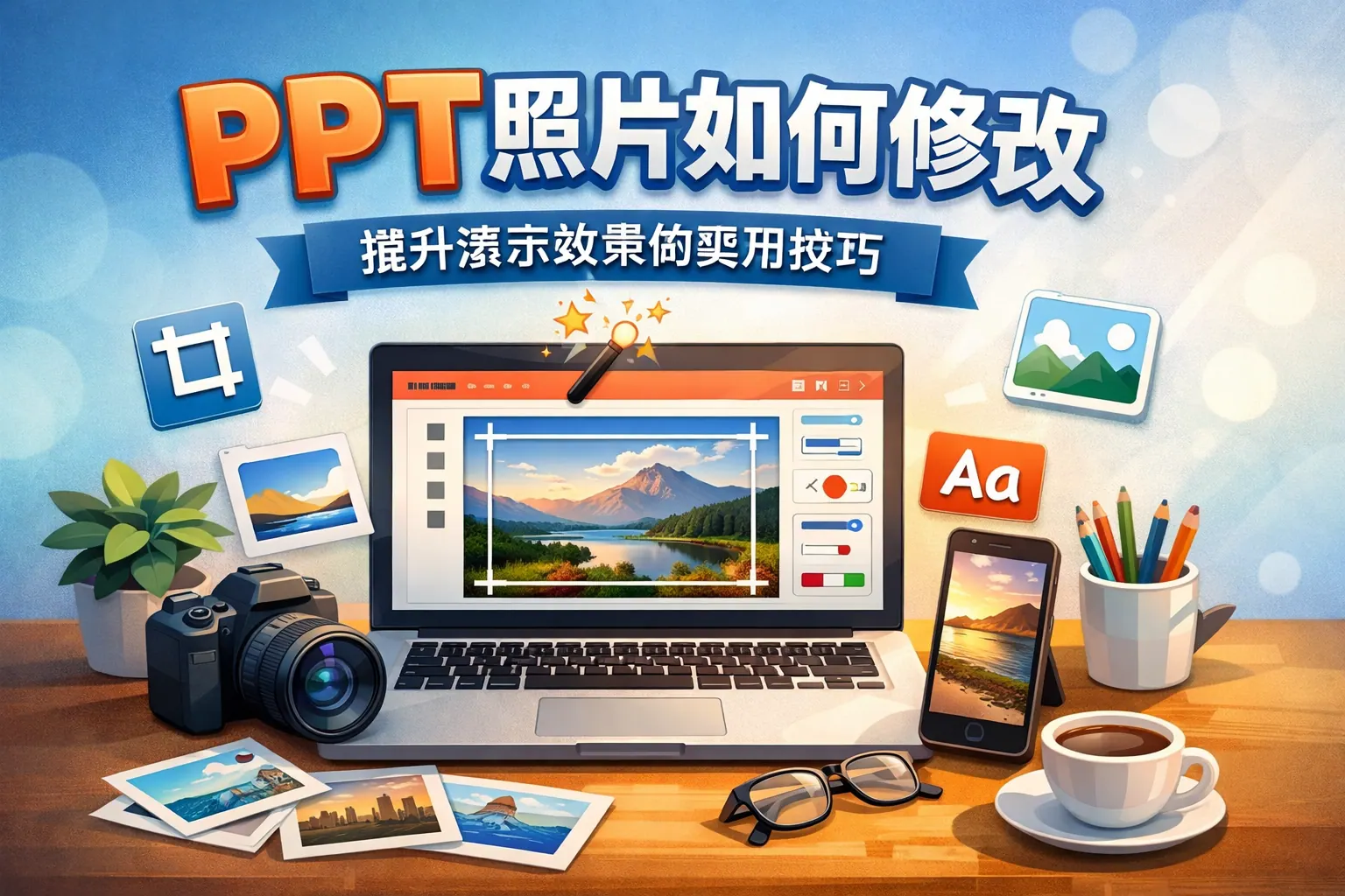 PPT照片如何修改