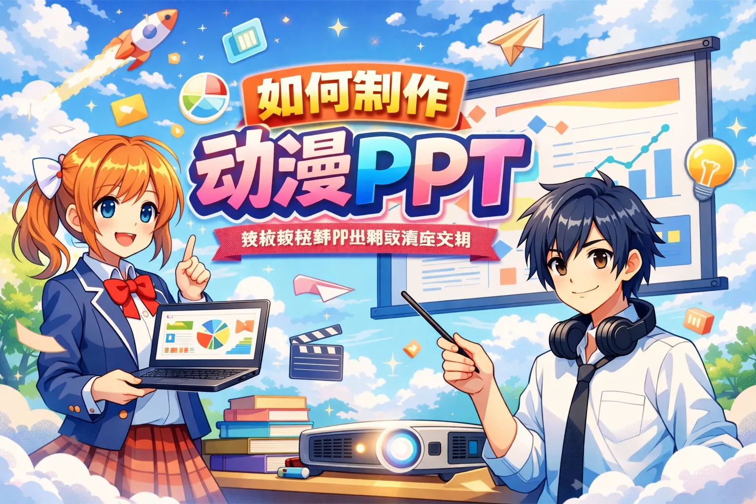 如何制作动漫ppt