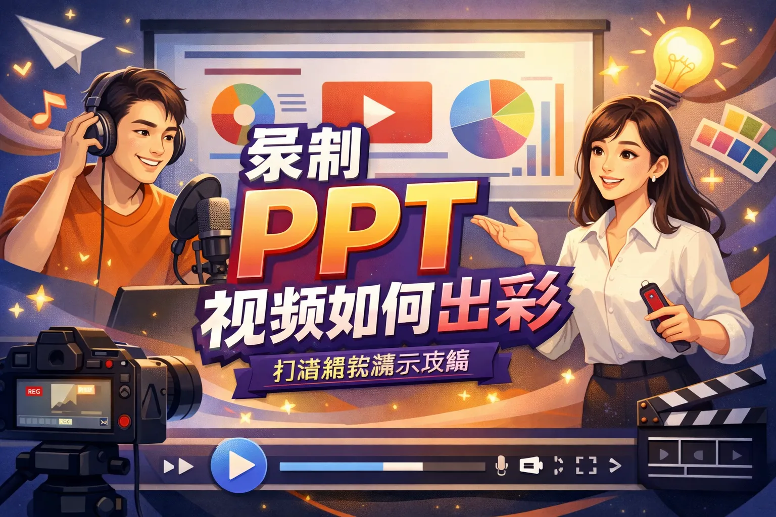 录制ppt视频如何出彩