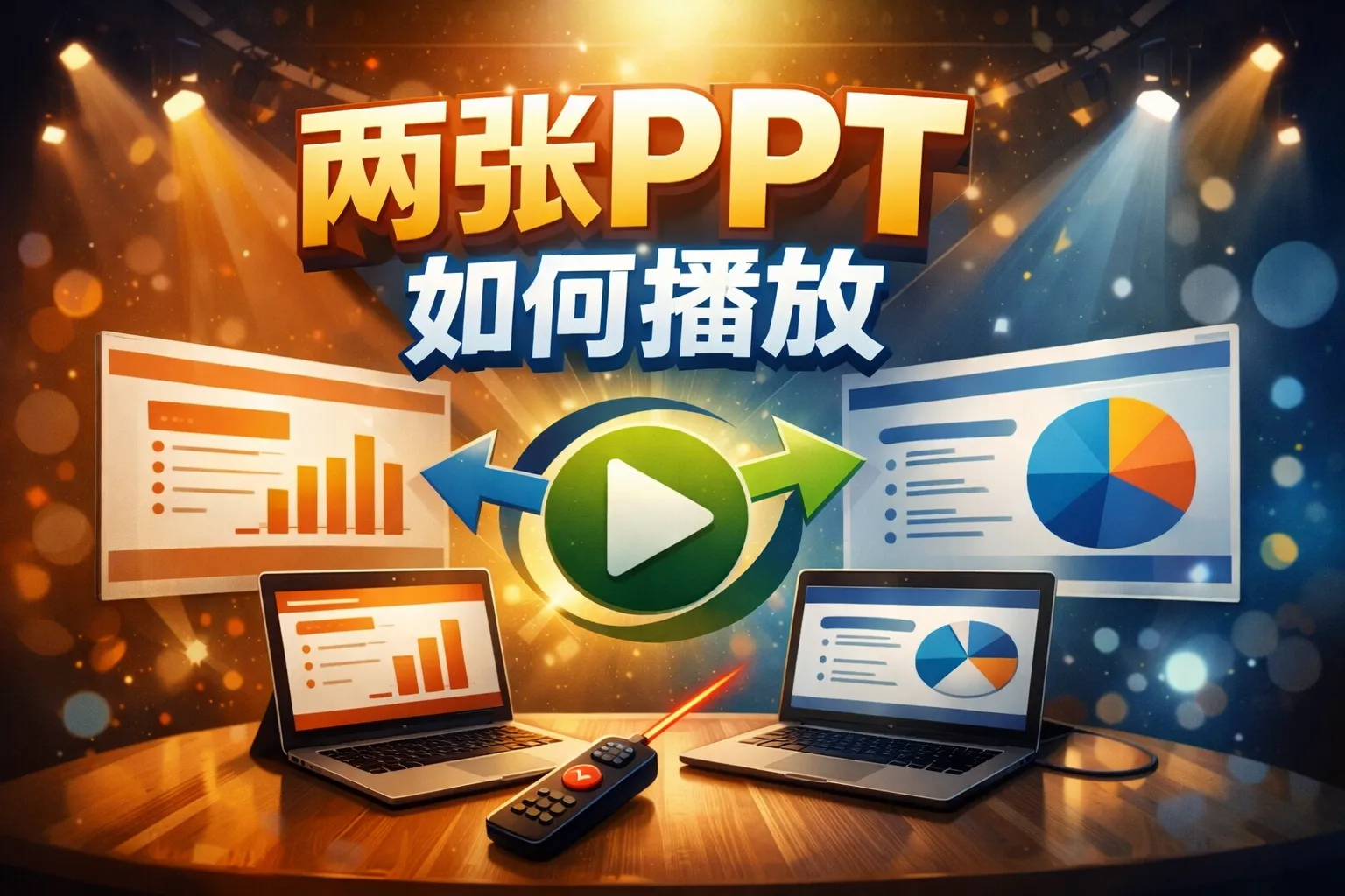 两张ppt如何播放