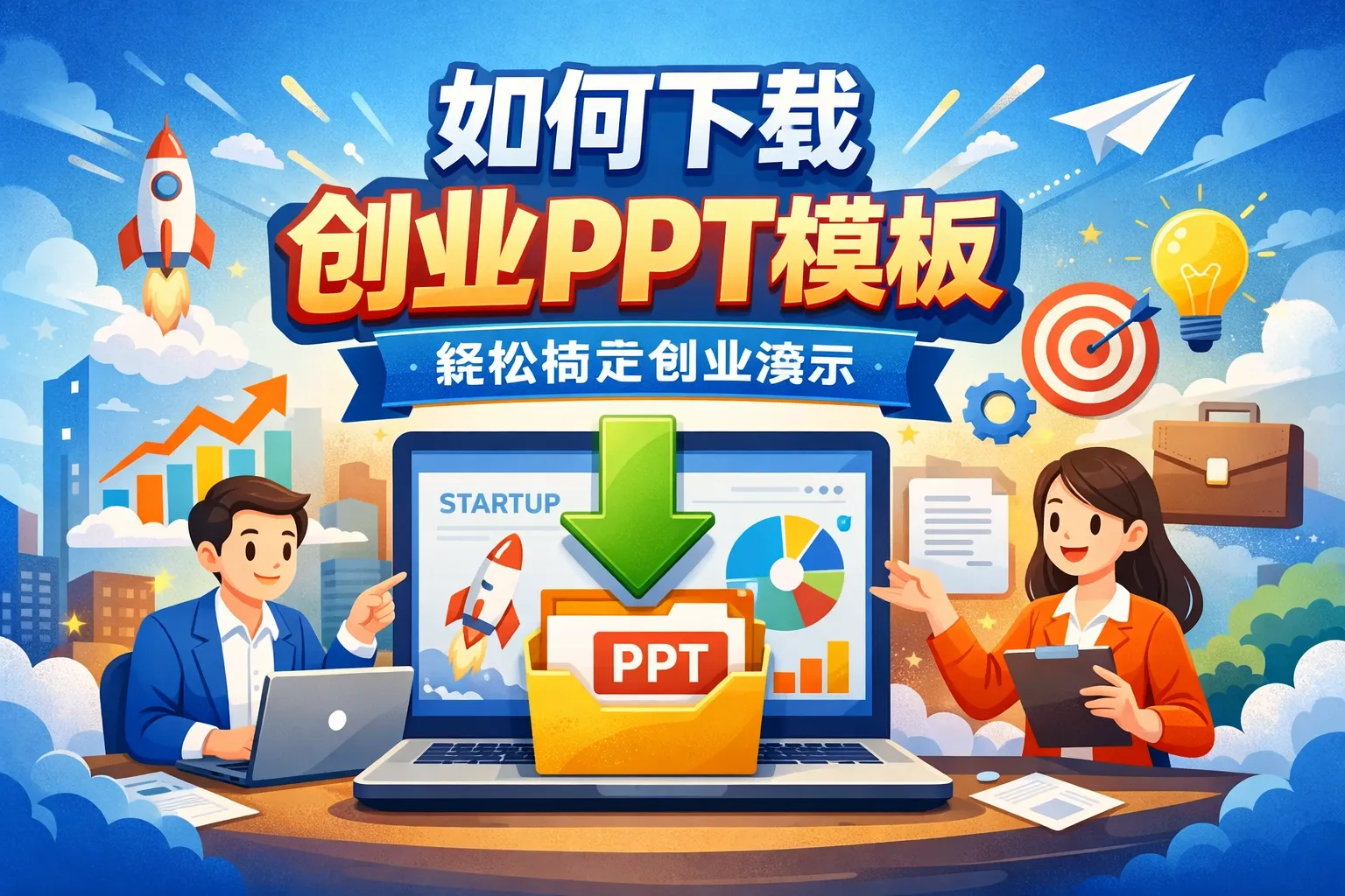 如何下载创业ppt模板