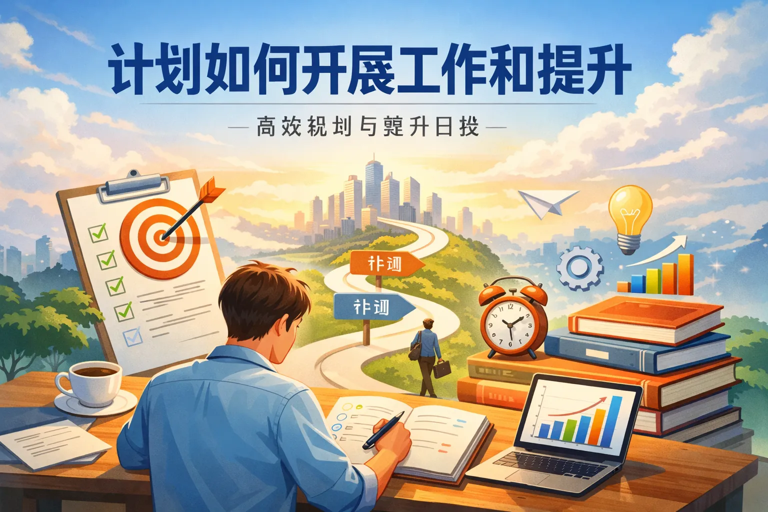 计划如何开展工作和提升