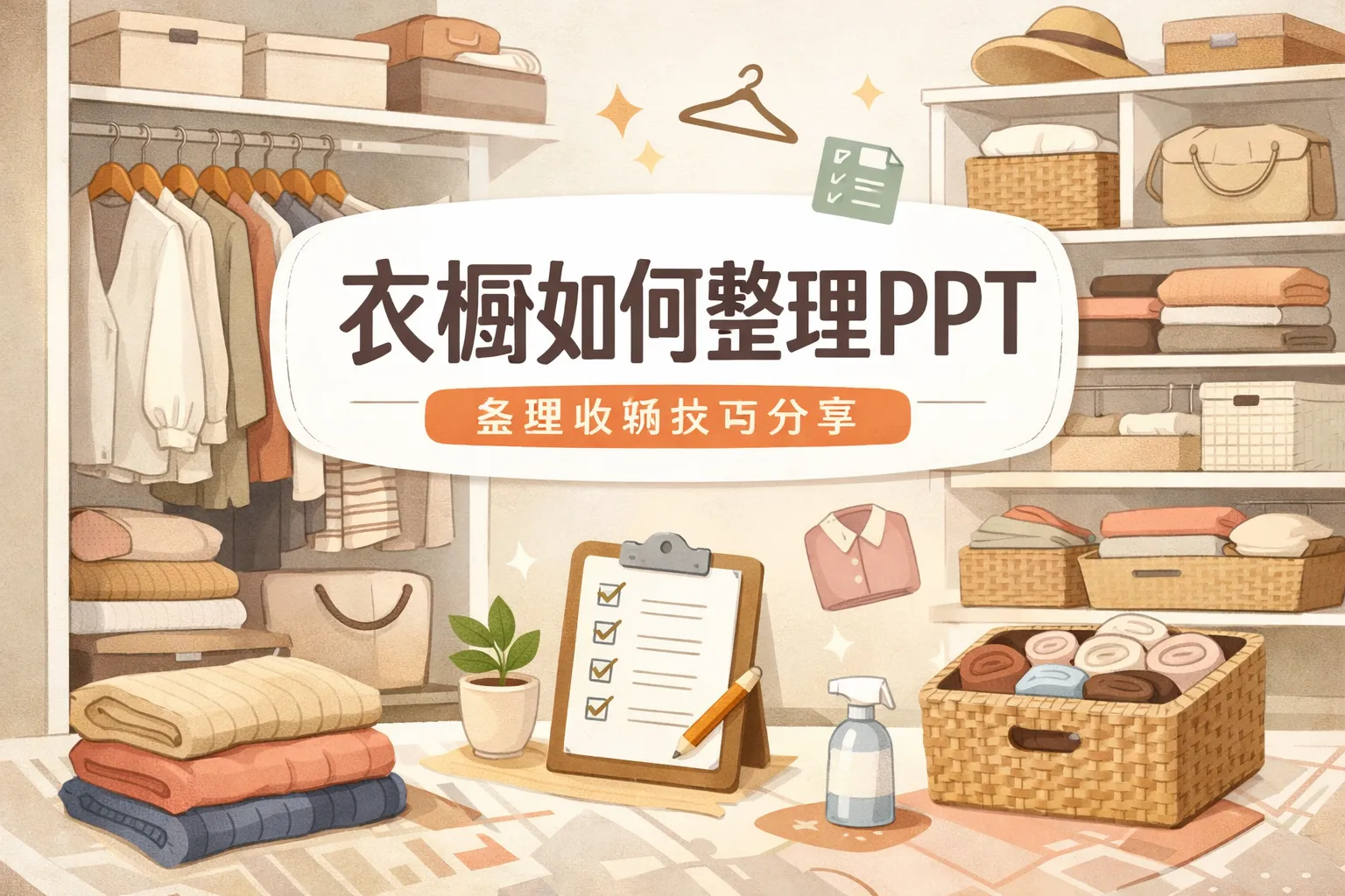 衣橱如何整理ppt