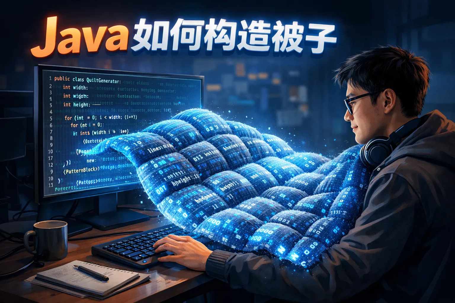 java如何构造被子