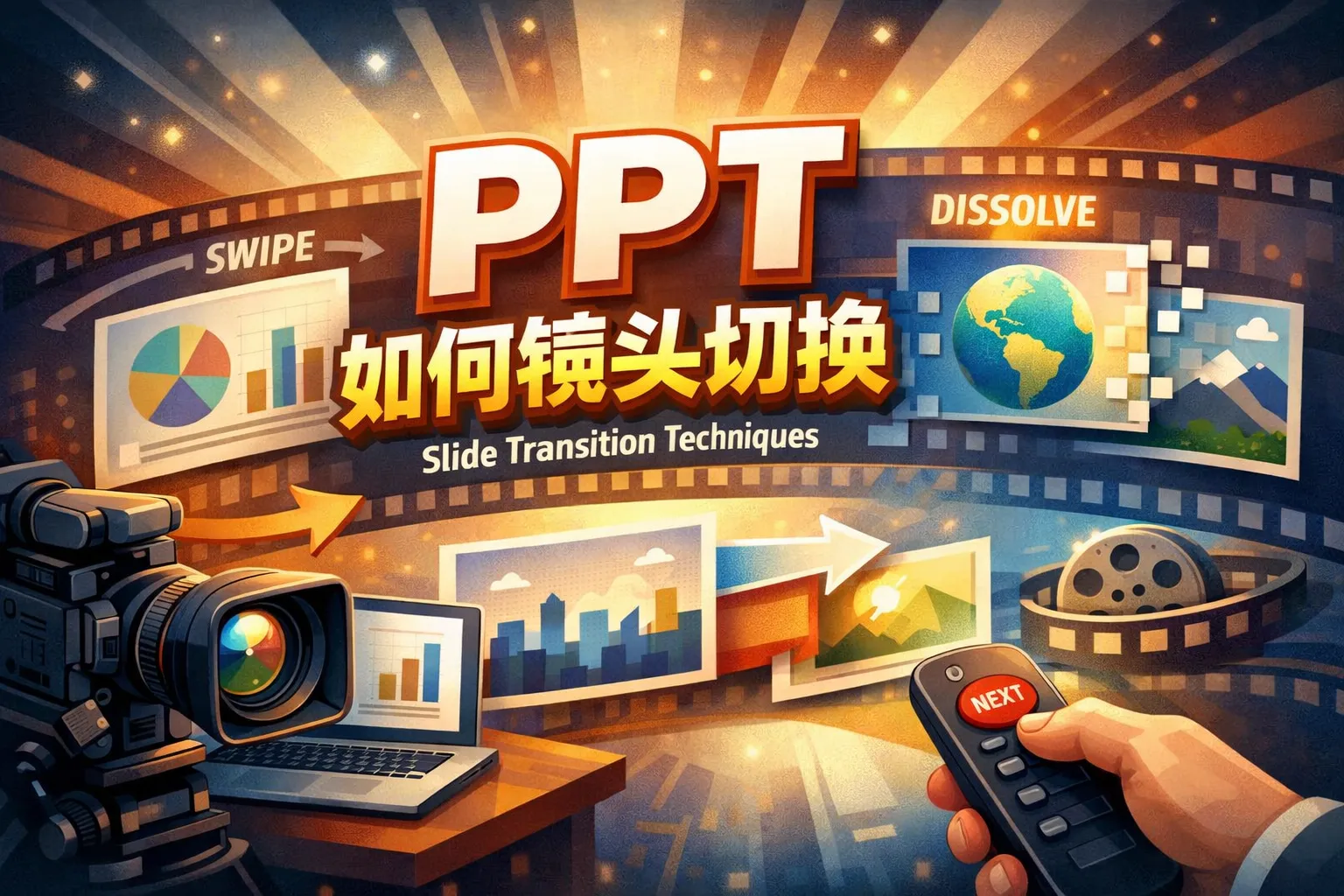 ppt如何镜头切换