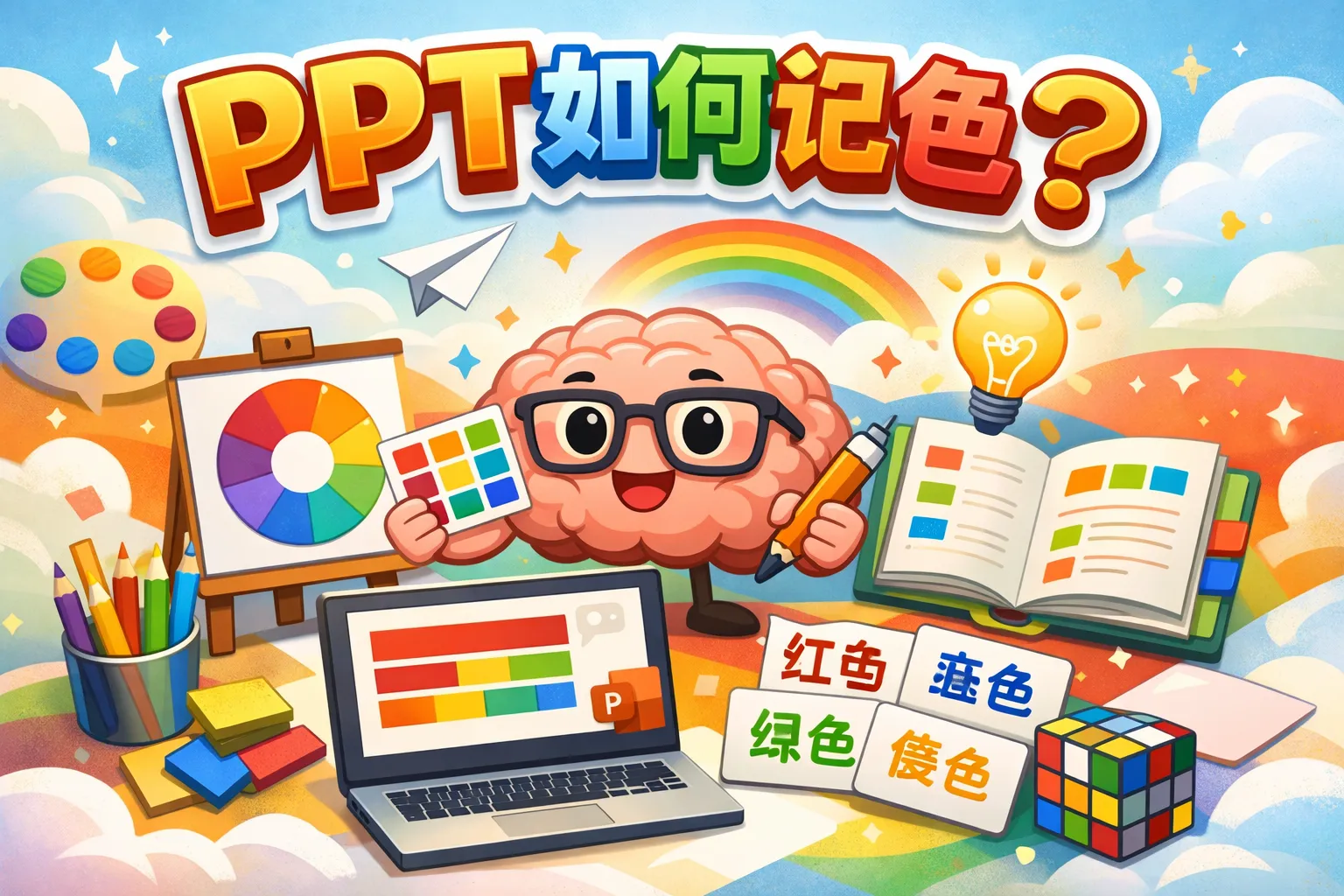 ppt如何记忆颜色