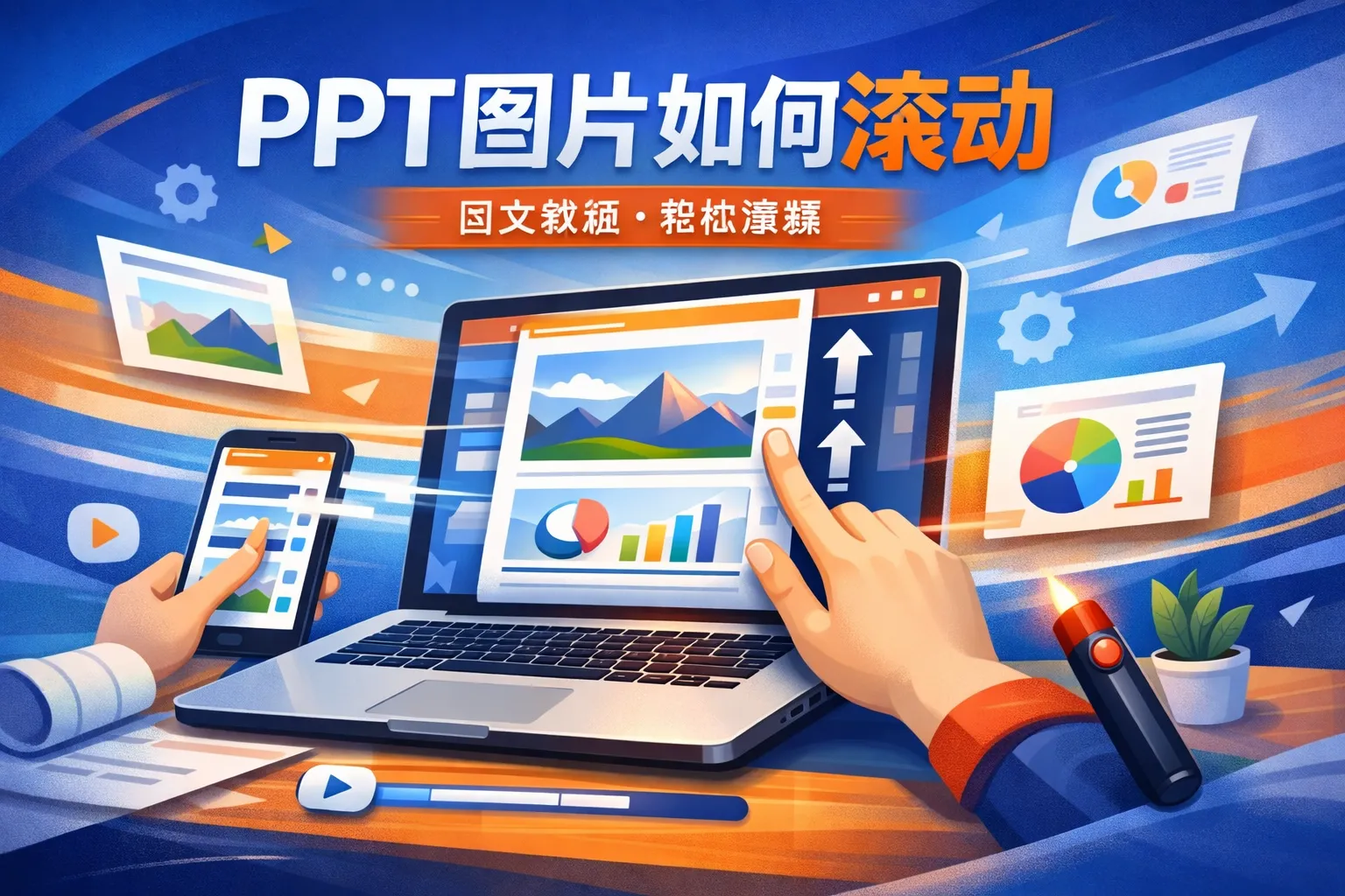 ppt图片如何滚动